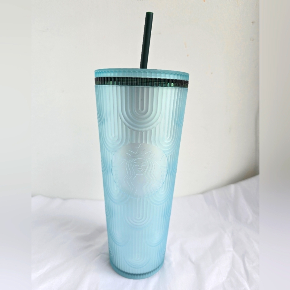 Starbucks Blue & Green Siren Scale Venti Tumbler